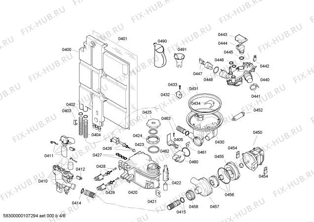 Схема №3 GM230130 с изображением Модуль управления для посудомойки Siemens 00493881