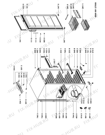 Схема №1 GKMC 2048/2 с изображением Корпусная деталь для холодильной камеры Whirlpool 481245228133