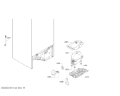 Схема №1 3FI7047S с изображением Поднос для холодильника Bosch 00748404