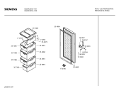 Схема №1 GS22K30 с изображением Передняя панель для холодильной камеры Siemens 00214925