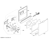 Схема №1 SHE53L02UC с изображением Ремкомплект для электропосудомоечной машины Bosch 00611327