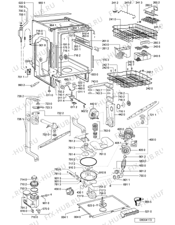 Схема №1 GSIK 6593 AL с изображением Всякое для посудомойки Whirlpool 481236118402