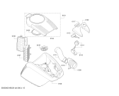 Схема №1 BGS5140AU Bosch Relaxx'x ProSilencePlus Allergy с изображением Верхняя часть корпуса для пылесоса Bosch 00743668