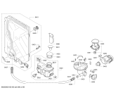 Схема №1 S21M85N4DE с изображением Передняя панель для электропосудомоечной машины Bosch 00703296