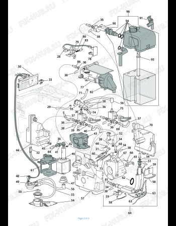 Схема №1 LATTISSIMA TOUCH ANIMATION F521 BK с изображением Вапорайзер для электрокофемашины DELONGHI 7313246011