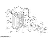 Схема №1 WM10E262TH с изображением Панель управления для стиралки Siemens 00707202