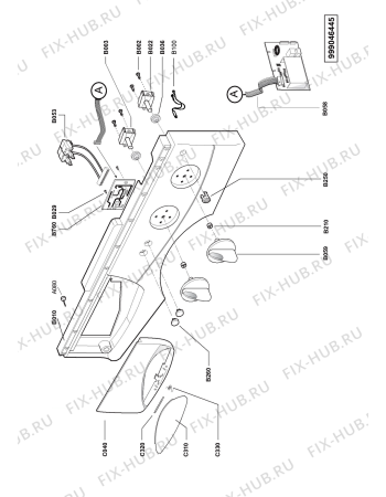 Схема №2 AWI 312 HK с изображением Порошкоприемник (дозатор) для стиралки Whirlpool 481241870046