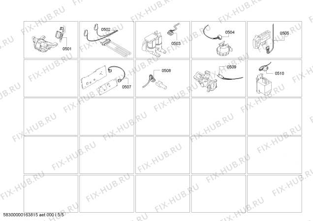 Схема №1 WS12G160HK, iQ100 iSensoric с изображением Сливной шланг для стиралки Bosch 11007825