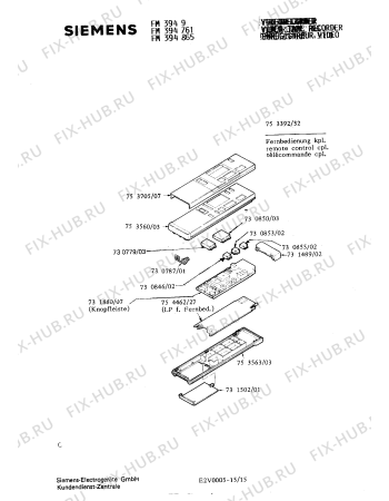Схема №3 FM3919 с изображением Протяжной узел для видеоэлектроники Siemens 00731394