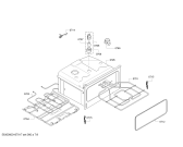 Схема №1 U14M42N3GB с изображением Панель управления для плиты (духовки) Bosch 00675545