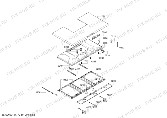 Схема №1 D79S67N0 с изображением Модуль управления для вентиляции Bosch 00653406