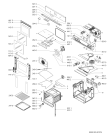 Схема №1 AKP 432/IX с изображением Дверка для электропечи Whirlpool 481245058994