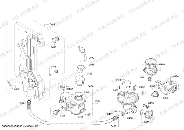 Схема №1 SMV84M30EU Exclusiv SilencePlus с изображением Силовой модуль запрограммированный для посудомойки Bosch 00656691