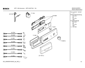 Схема №2 WFD1260II WFD1060 electronic с изображением Панель управления для стиралки Bosch 00363195