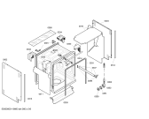Схема №1 SGI43E12TC с изображением Передняя панель для посудомойки Bosch 00442171