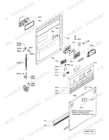 Схема №1 GSI 5599/1 G WS с изображением Холдер для посудомойки Whirlpool 481231028258