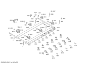 Схема №1 HSK65I53EG EXPRESS GRILL L76 INOX GE BIV VS с изображением Трубка горелки для плиты (духовки) Bosch 00665813
