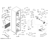 Схема №1 KK27F78TI с изображением Крышка для холодильной камеры Bosch 00668257