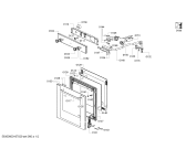 Схема №1 HBN6EI231 Bosch с изображением Ручка двери для духового шкафа Bosch 00743244