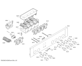Схема №2 E15M42N5 Mega EM 1545 N с изображением Панель управления для плиты (духовки) Bosch 11010849