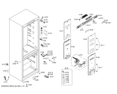 Схема №1 KGN49A96 с изображением Дверь для холодильной камеры Bosch 00247561