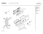 Схема №1 WFM3030AU WFM3030 с изображением Крышка для стиралки Bosch 00057524