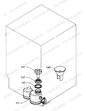 Взрыв-схема посудомоечной машины Electrolux ESL673 - Схема узла Water softener 066