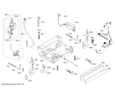 Схема №2 SBU69T05AU с изображением Передняя панель для электропосудомоечной машины Bosch 00706203