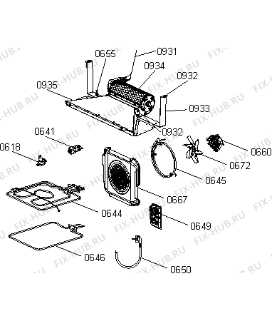 Взрыв-схема плиты (духовки) Gorenje EC9615W (729143, FR614A-CEA42) - Схема узла 07