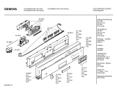 Схема №1 SE54A660 с изображением Вкладыш в панель для посудомоечной машины Siemens 00362325
