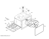 Схема №2 B95H72N3MK с изображением Панель управления для духового шкафа Bosch 00744687