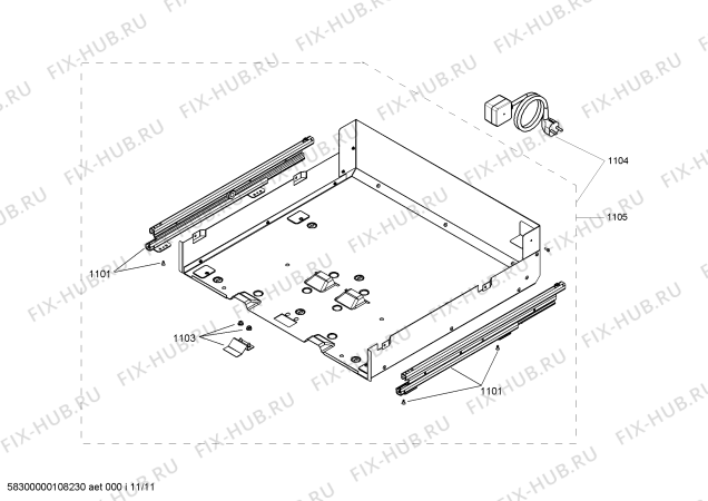 Схема №1 TK68E570 с изображением Панель для кофеварки (кофемашины) Siemens 00444426