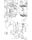 Схема №1 DW 691 ED FP SS AA с изображением Панель для посудомойки Whirlpool 481245372665
