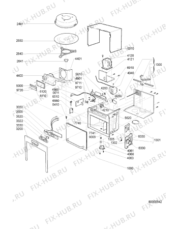 Схема №1 EMW 7606.0 W с изображением Дверца для микроволновой печи Whirlpool 481241610068