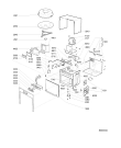 Схема №1 EMW 7606.0 W с изображением Дверца для микроволновой печи Whirlpool 481241610068