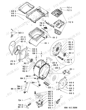 Схема №1 WATS 5341/1 с изображением Емкость Whirlpool 481241818406