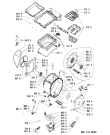 Схема №1 AWT 6084/2 с изображением Переключатель Whirlpool 481241028855