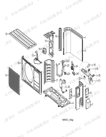 Схема №1 O1O073RUI (F086667) с изображением Запчасть для электропечи Indesit C00304520