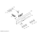 Схема №1 HXS59II51N с изображением Панель управления для плиты (духовки) Bosch 11028801