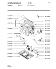 Схема №1 MWG 150-4 0 240 039 с изображением Часть корпуса для микроволновки Aeg 8996619188957