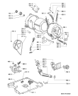Схема №1 WAK 8660 с изображением Уплотнение для стиралки Whirlpool 481241889065