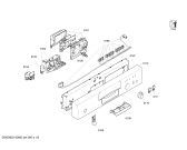 Схема №1 SGS53E32FF с изображением Панель управления для электропосудомоечной машины Bosch 00664366