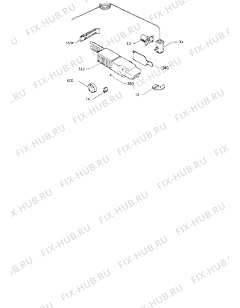 Взрыв-схема холодильника Privileg 0282095 - Схема узла Section 3