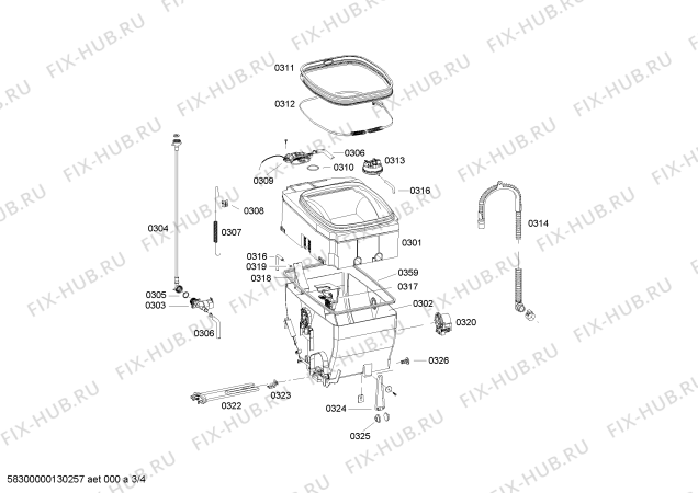 Схема №1 WP10R150PL R10.15 с изображением Панель управления для стиральной машины Siemens 00445851