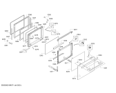 Схема №2 HBG656EW1 с изображением Набор профилей для электропечи Bosch 00771908