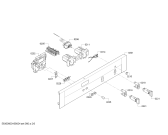Схема №2 B14M62N0GB с изображением Панель управления для плиты (духовки) Bosch 00671484