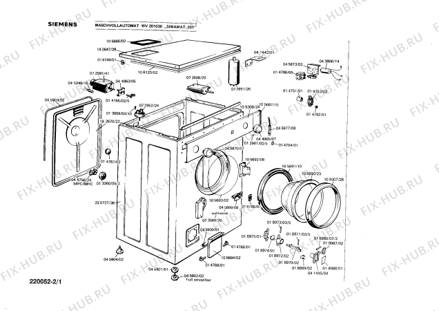 Схема №1 CV050630 CV 506 с изображением Ручка для стиралки Bosch 00041445