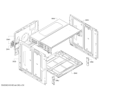 Схема №1 HBA30B560C с изображением Панель управления для плиты (духовки) Bosch 00670976