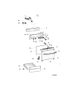 Схема №1 ACMT 6533/WH/1 с изображением Рукоятка для плиты (духовки) Whirlpool 482000092129