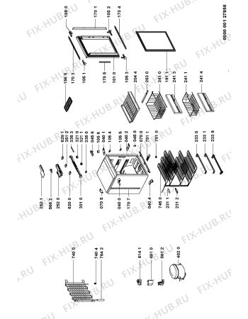 Схема №1 AFB 813/G/WP AFB813/G с изображением Дверца для холодильника Whirlpool 481944229946